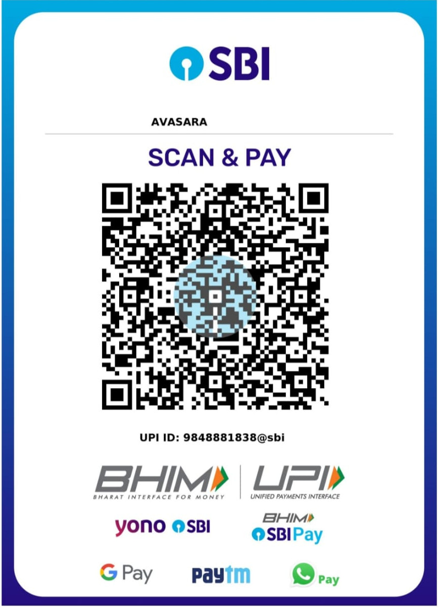 AVASARA UPI QR Code